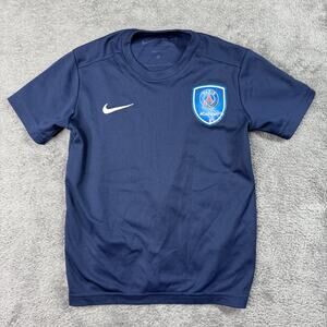 Nike Paris Saint German Academy Kids Dri Fit Shirt XS Blue Short Sleeve Tee